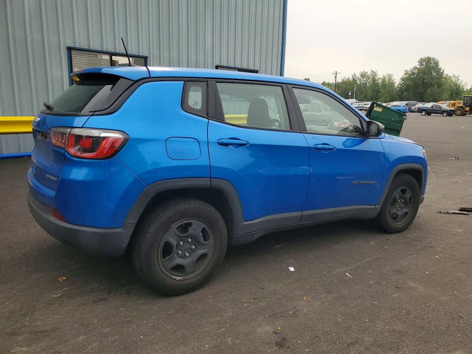 2018 Jeep Compass მანქანა იყიდება აუქციონზე, vin: 3C4NJCAB4JT471223, აუქციონის ნომერი: 62039496