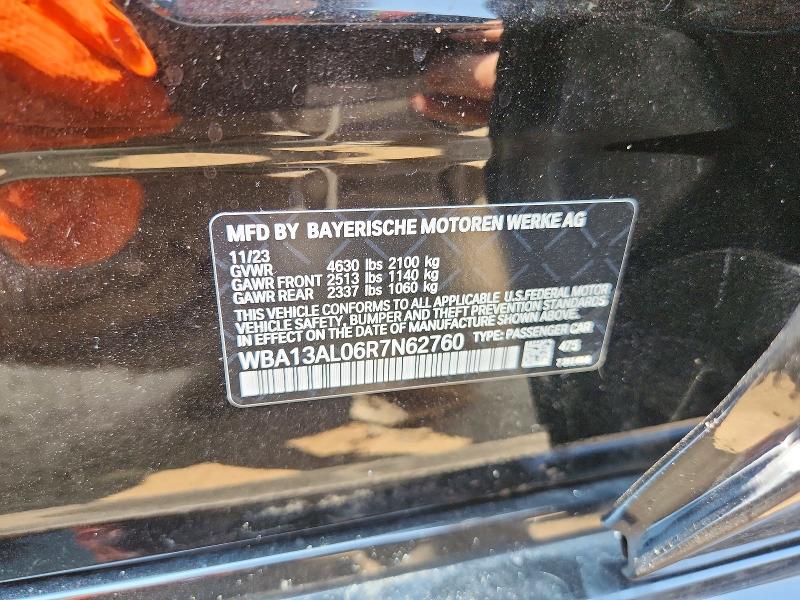 Продажа на аукционе авто 2024 Bmw M235xi, vin: WBA13AL06R7N62760, номер лота: 60497446