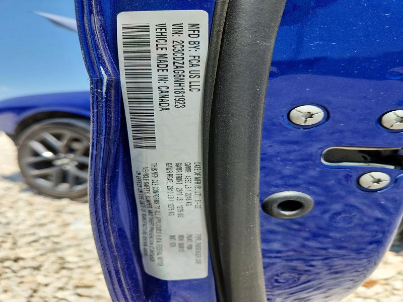 Продаж на аукціоні авто 2022 Dodge Challenger, vin: 2C3CDZAG6NH181923, номер лоту: 62282966