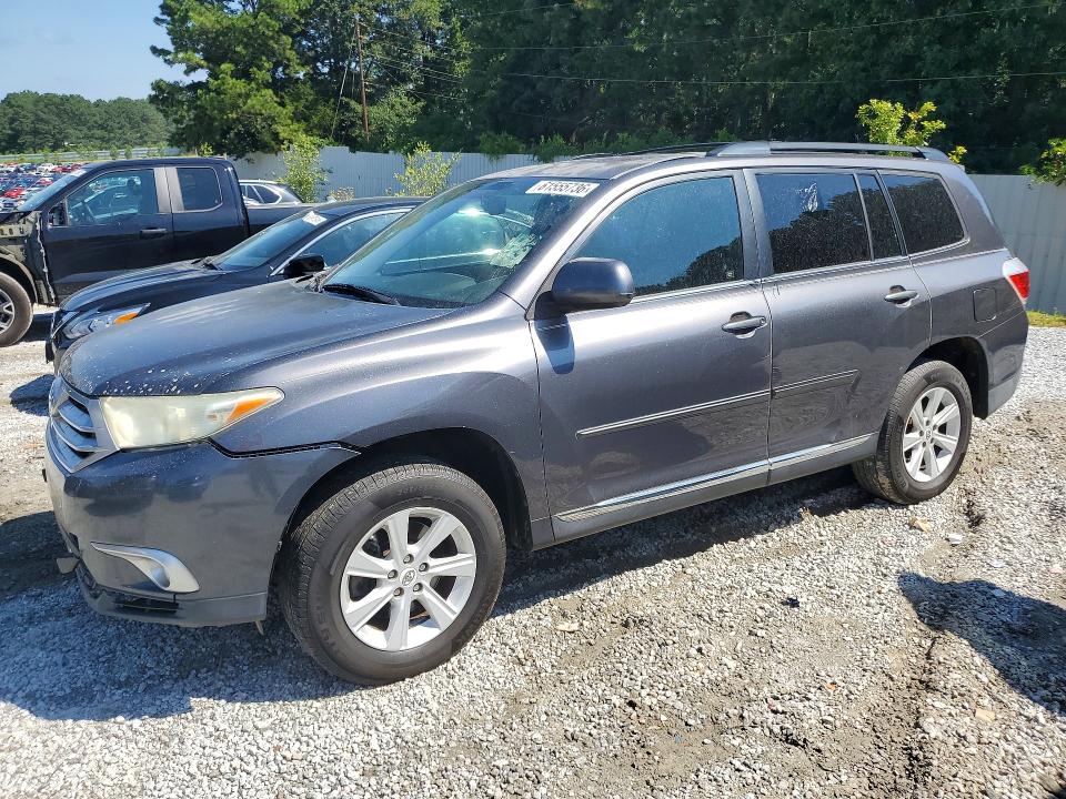 61555736 :رقم المزاد ، 5TDZK3EH3CS077531 vin ، 2012 Toyota Highlander مزاد بيع