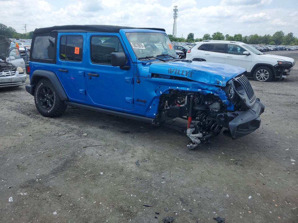 Aukcja sprzedaży 2021 Jeep Wrangler Unlimited, vin: 1C4HJXDG2MW848285, numer aukcji: 59370976