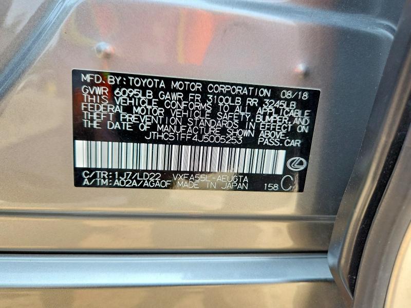 Aukcja sprzedaży 2018 Lexus Ls 500, vin: JTHC51FF4J5005253, numer aukcji: 61745456
