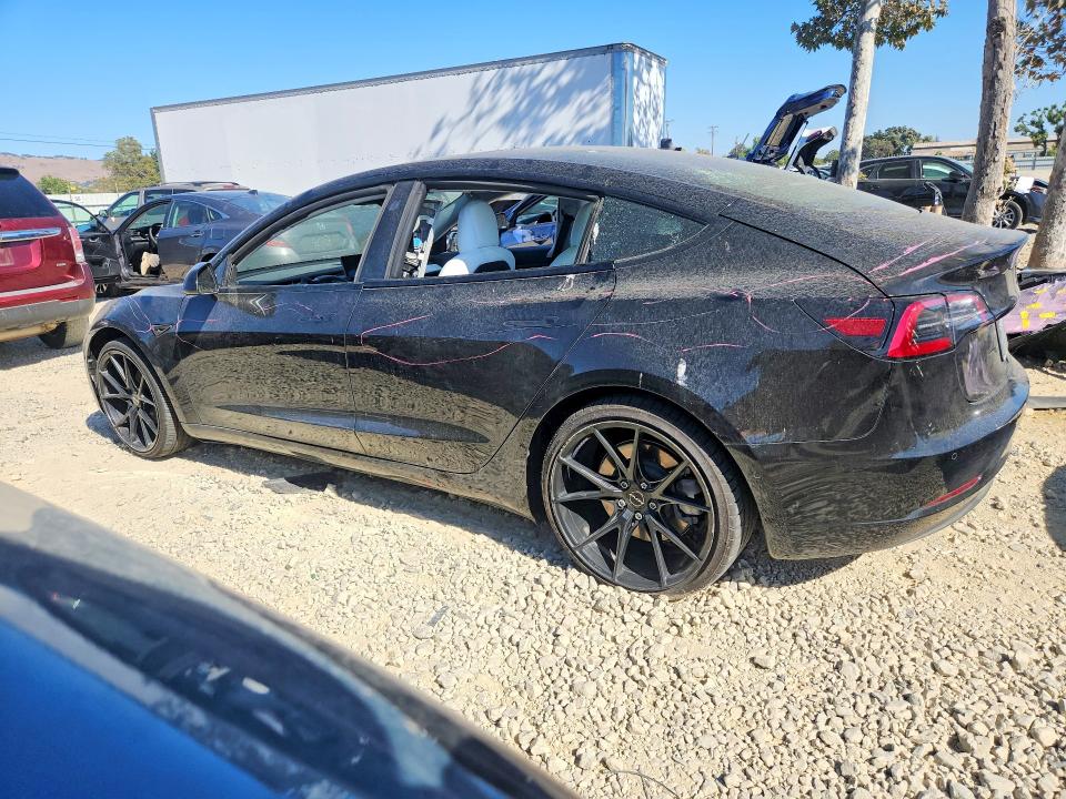 2021 Tesla Model 3 მანქანა იყიდება აუქციონზე, vin: 5YJ3E1EB0MF047924, აუქციონის ნომერი: 61234086