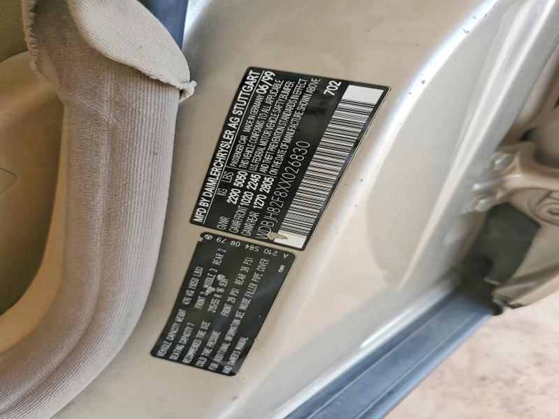 61639356 :رقم المزاد ، WDBJH82F8XX026830 vin ، 1999 Mercedes-benz E مزاد بيع
