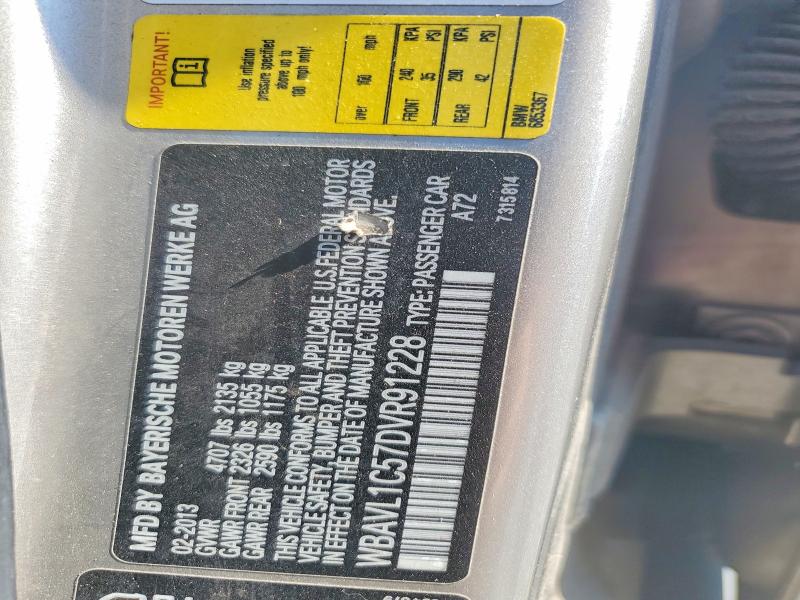 Продажа на аукционе авто 2013 Bmw X1, vin: WBAVL1C57DVR91228, номер лота: 60820836