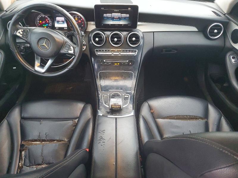 61024246 :رقم المزاد ، 55SWF4KB3FU076318 vin ، 2015 Mercedes-benz C مزاد بيع