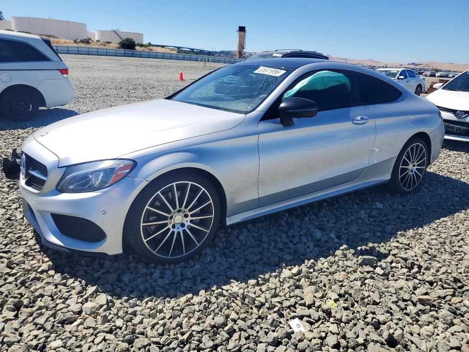 61641956 :رقم المزاد ، WDDWJ4JB5HF363441 vin ، 2017 Mercedes-benz C مزاد بيع