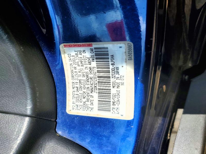 Aukcja sprzedaży 2003 Toyota Celica, vin: JTDDR32T230162779, numer aukcji: 58885456