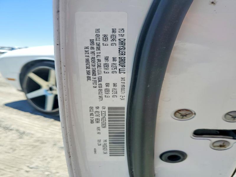 Продажа на аукционе авто 2014 Dodge Challenger, vin: 2C3CDYAG2EH238290, номер лота: 60000846