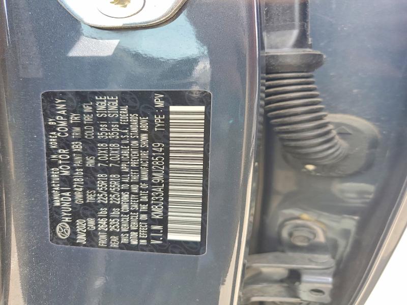 2021 Hyundai Tucson მანქანა იყიდება აუქციონზე, vin: KM8J33AL9MU285149, აუქციონის ნომერი: 60212216
