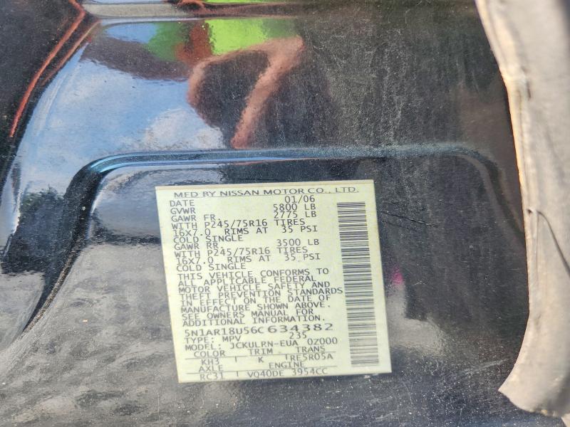 Продажа на аукционе авто 2006 Nissan Pathfinder, vin: 5N1AR18U56C634382, номер лота: 59392666