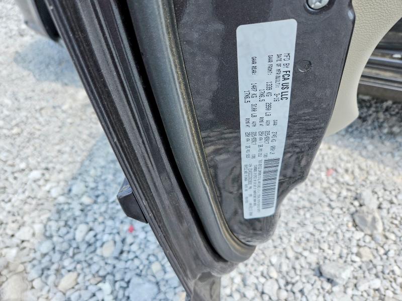 2016 Dodge Grand Caravan მანქანა იყიდება აუქციონზე, vin: 2C4RDGCG7GR338525, აუქციონის ნომერი: 63316736