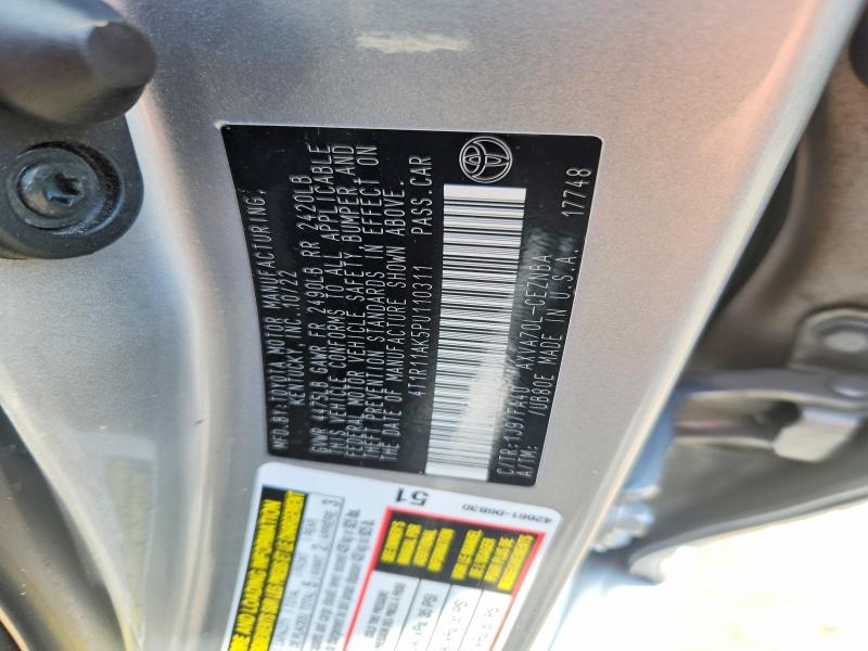 Aukcja sprzedaży 2023 Toyota Camry, vin: 4T1R11AK5PU110311, numer aukcji: 61400416