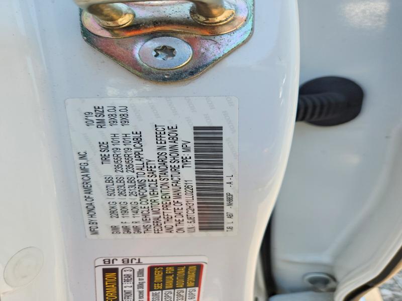 2020 Acura Rdx მანქანა იყიდება აუქციონზე, vin: 5J8TC2H31LL022611, აუქციონის ნომერი: 60642956