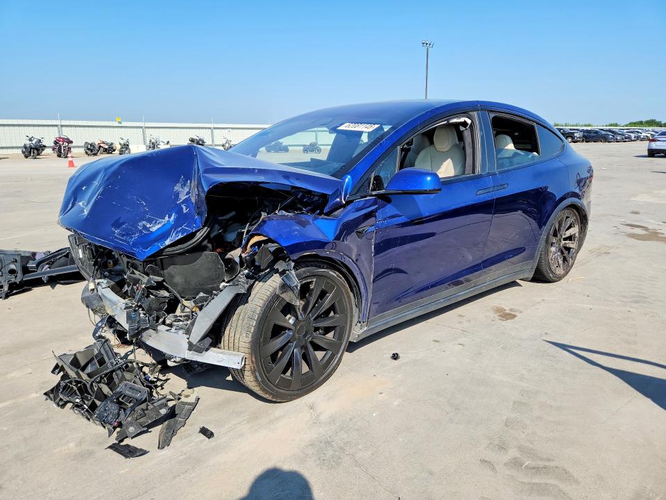 62081146 :رقم المزاد ، 7SAXCAE55NF357962 vin ، 2022 Tesla Model X مزاد بيع