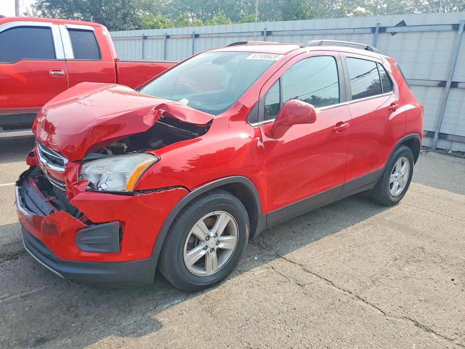 2016 Chevrolet Trax მანქანა იყიდება აუქციონზე, vin: KL7CJLSBXGB755405, აუქციონის ნომერი: 61106626