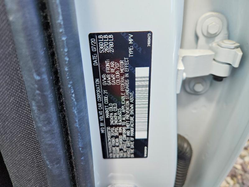 62673626 :رقم المزاد ، YV4102RK3M1689730 vin ، 2021 Volvo Xc60 مزاد بيع