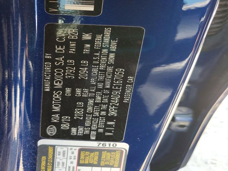 Продажа на аукционе авто 2020 Kia Forte, vin: 3KPF24AD9LE167059, номер лота: 60086876