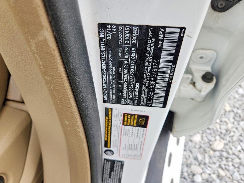 2014 Mercedes-benz Ml მანქანა იყიდება აუქციონზე, vin: 4JGDA5HB3EA378876, აუქციონის ნომერი: 62071786