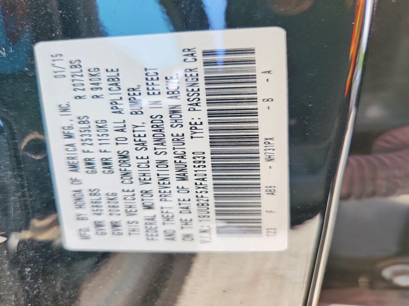 Продажа на аукционе авто 2015 Acura Tlx, vin: 19UUB2F5XFA015930, номер лота: 60794796