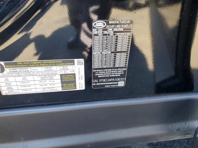 2023 Land Rover Range Rover Sport მანქანა იყიდება აუქციონზე, vin: SAL1P9EU4PA106321, აუქციონის ნომერი: 61424126