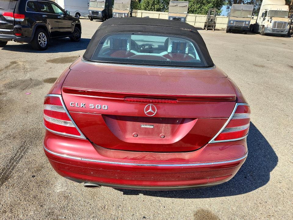 2004 Mercedes-benz Clk მანქანა იყიდება აუქციონზე, vin: WDBTK75G14T005040, აუქციონის ნომერი: 62158826