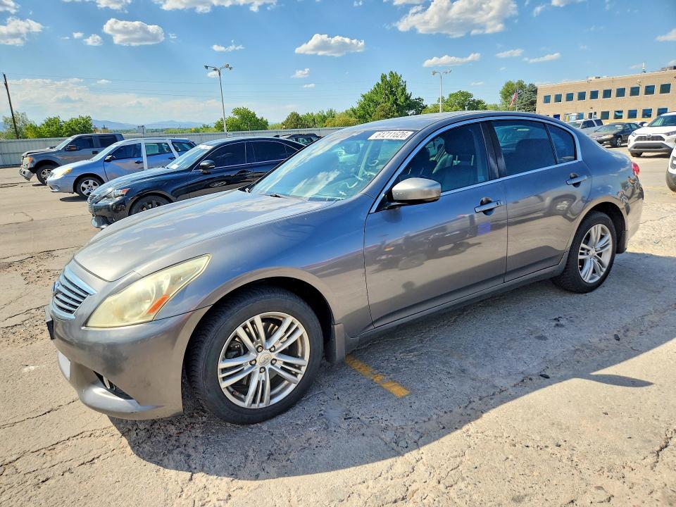 2011 Infiniti G25 Sedan მანქანა იყიდება აუქციონზე, vin: JN1DV6AR3BM651835, აუქციონის ნომერი: 61211626