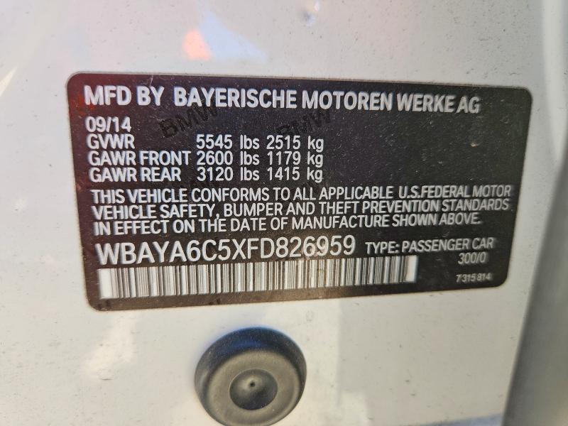 Aukcja sprzedaży 2015 Bmw 740, vin: WBAYA6C5XFD826959, numer aukcji: 61874346