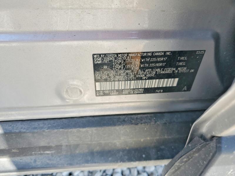 Aukcja sprzedaży 2025 Toyota Rav4, vin: 2T3P1RFV6SC517211, numer aukcji: 60197506