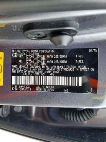Продажа на аукционе авто 2015 Lexus Nx, vin: JTJBJRBZ1F2017292, номер лота: 60432396