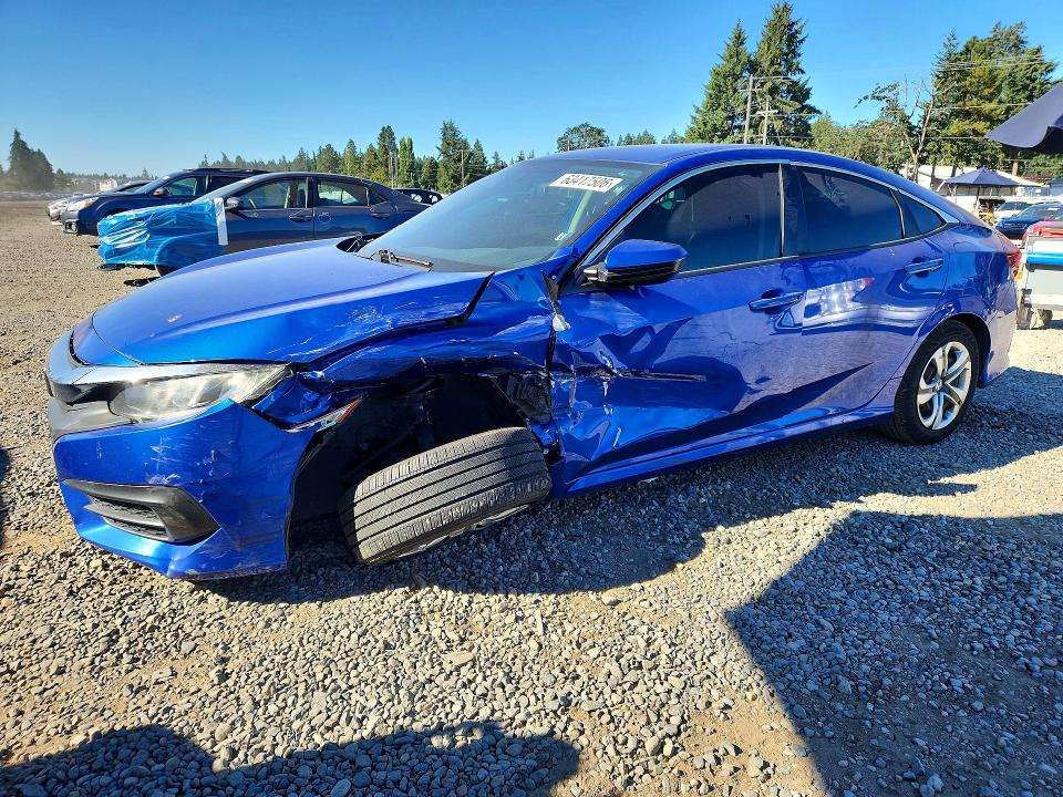 2018 Honda Civic მანქანა იყიდება აუქციონზე, vin: 19XFC2F58JE007576, აუქციონის ნომერი: 63417506