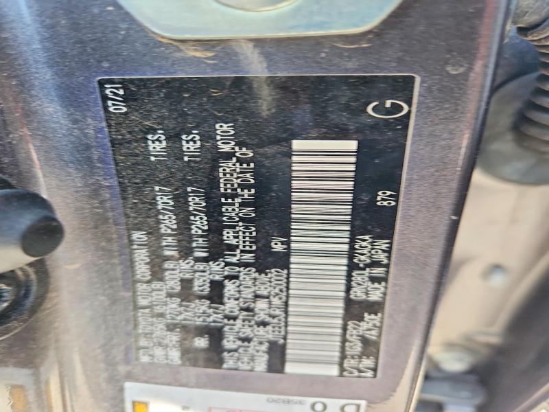 Aukcja sprzedaży 2021 Toyota 4runner, vin: JTEEU5JR1M5250002, numer aukcji: 63291076