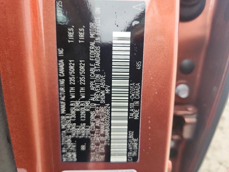 Aukcja sprzedaży 2025 Lexus Rx 350, vin: 2T2BAMBA9SC056624, numer aukcji: 60303546