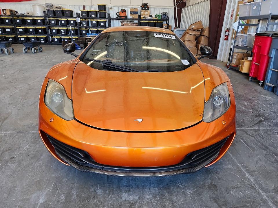 62593496 :رقم المزاد ، SBM11AAA0CW001706 vin ، 2012 Mclaren Automotive Mp4-12c مزاد بيع