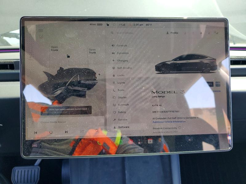 Продажа на аукционе авто 2026 Tesla Model 3, vin: 5YJ3E1EA6TF157981, номер лота: 59222336