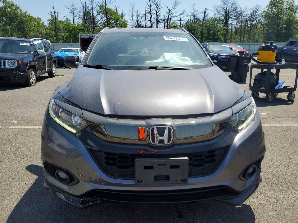 59679096 :رقم المزاد ، 3CZRU6H17MM753761 vin ، 2021 Honda Hr-v مزاد بيع