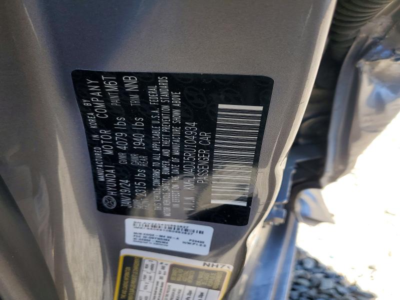 Aukcja sprzedaży 2024 Hyundai Elantra, vin: KMHLM4DJ5RU104934, numer aukcji: 62006736