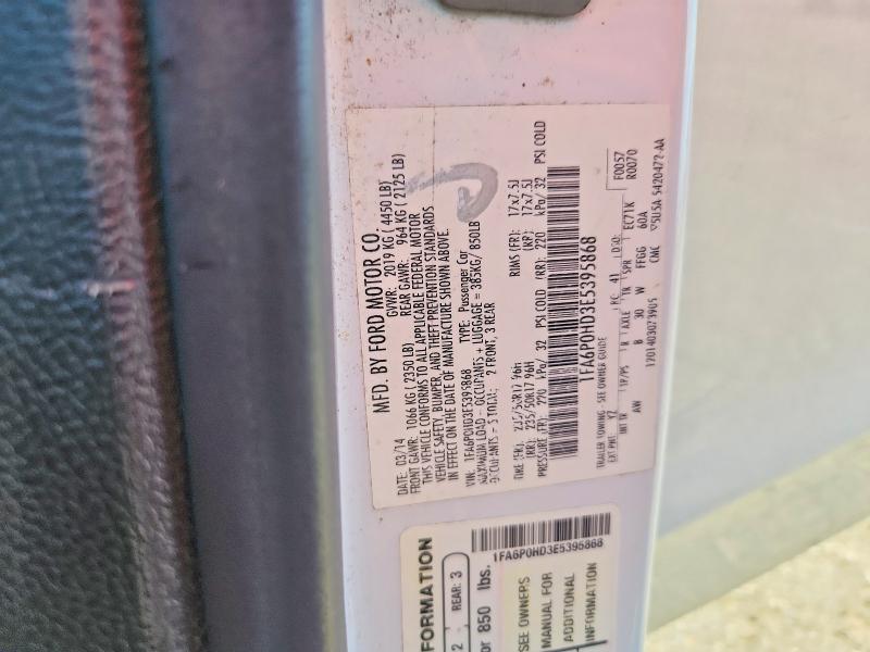 Aukcja sprzedaży 2014 Ford Fusion, vin: 1FA6P0HD3E5395868, numer aukcji: 60306446