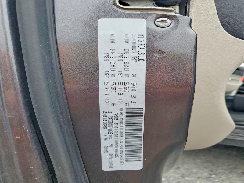 2017 Dodge Caravan მანქანა იყიდება აუქციონზე, vin: 2C4RDGBGXHR780525, აუქციონის ნომერი: 60052816