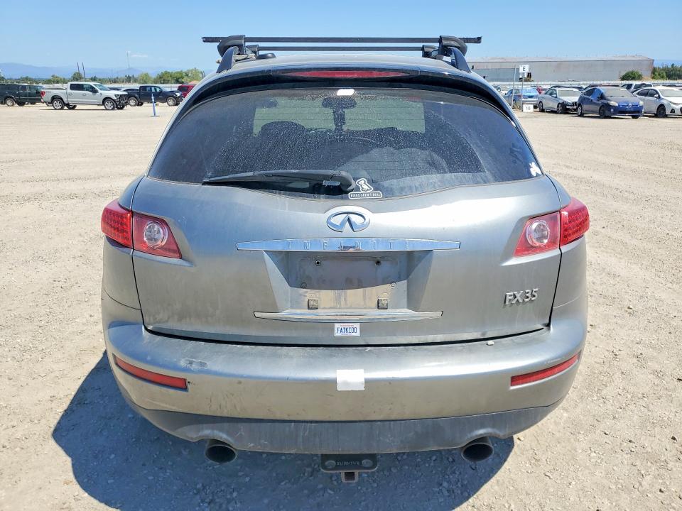 60131206 :رقم المزاد ، JNRAS08W85X213672 vin ، 2005 Infiniti Fx35 مزاد بيع