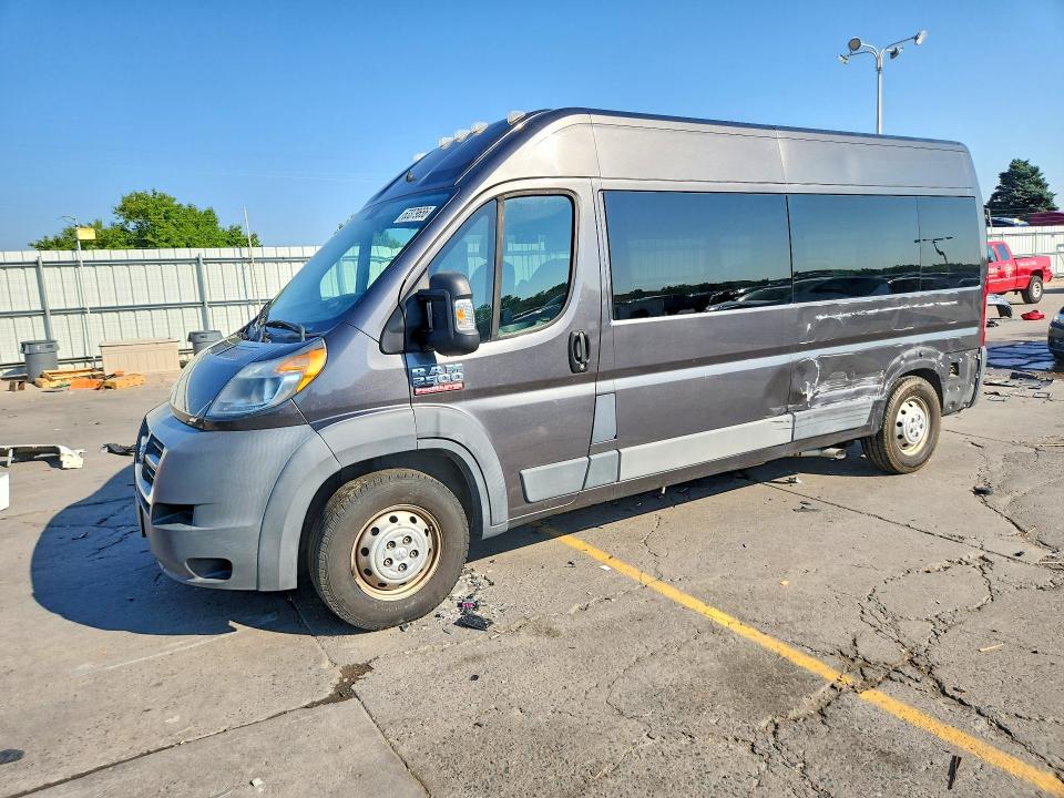 63379656 :رقم المزاد ، 3C6TRVPGXHE503564 vin ، 2017 Ram Promaster 2500 مزاد بيع