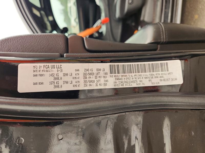 Продажа на аукционе авто 2018 Jeep Grand Cherokee, vin: 1C4RJFAG2JC445679, номер лота: 61125756