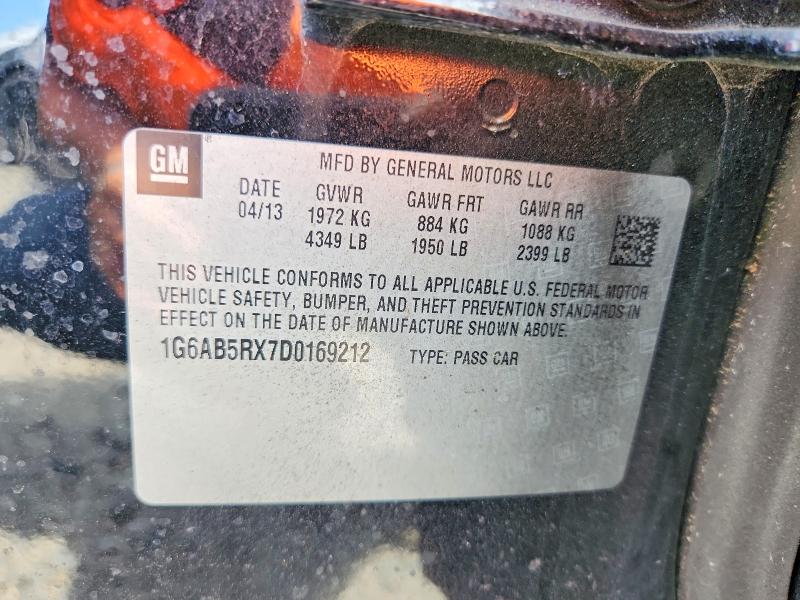 Продажа на аукционе авто 2013 Cadillac Ats, vin: 1G6AB5RX7D0169212, номер лота: 60115146