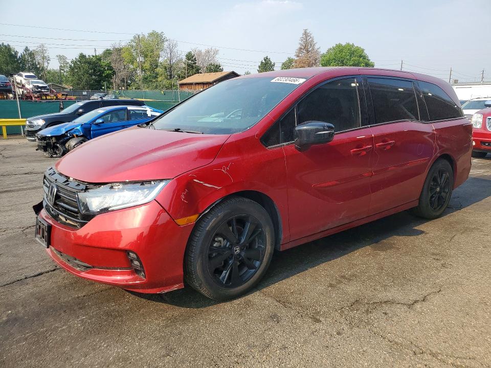60230466 :رقم المزاد ، 5FNRL6H71RB002213 vin ، 2024 Honda Odyssey مزاد بيع