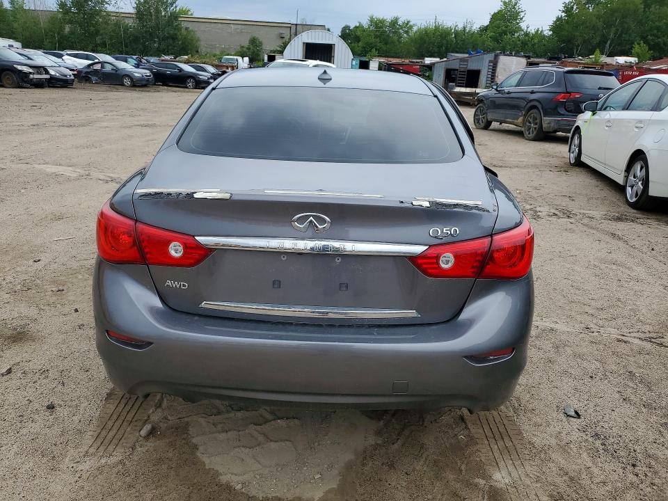 Продажа на аукционе авто 2014 Infiniti Q50, vin: JN1BV7AR8EM681933, номер лота: 61753576