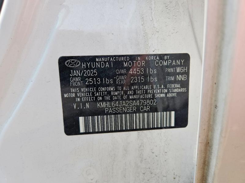 Продажа на аукционе авто 2025 Hyundai Sonata, vin: KMHL64JA2SA479802, номер лота: 61529936
