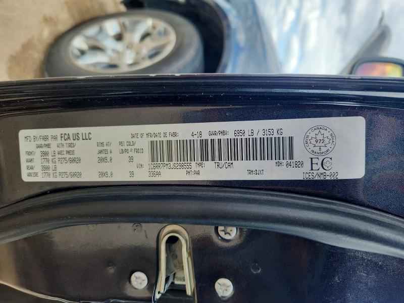 2018 Ram 1500 მანქანა იყიდება აუქციონზე, vin: 1C6RR7PM3JS298555, აუქციონის ნომერი: 62275666