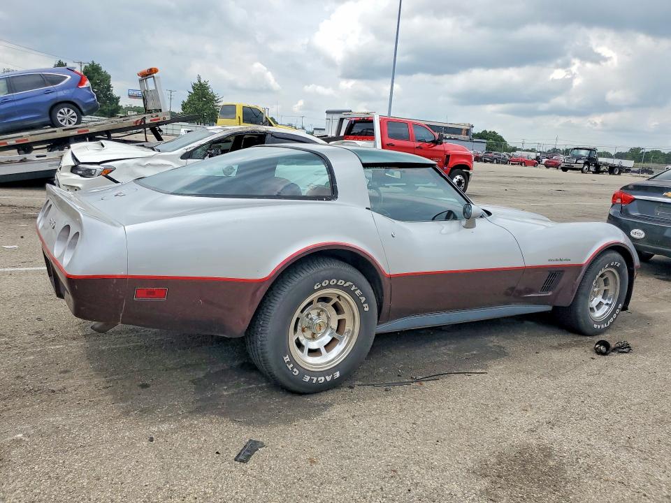 1982 Chevrolet Corvette მანქანა იყიდება აუქციონზე, vin: 1G1AY8781C5110515, აუქციონის ნომერი: 60129266