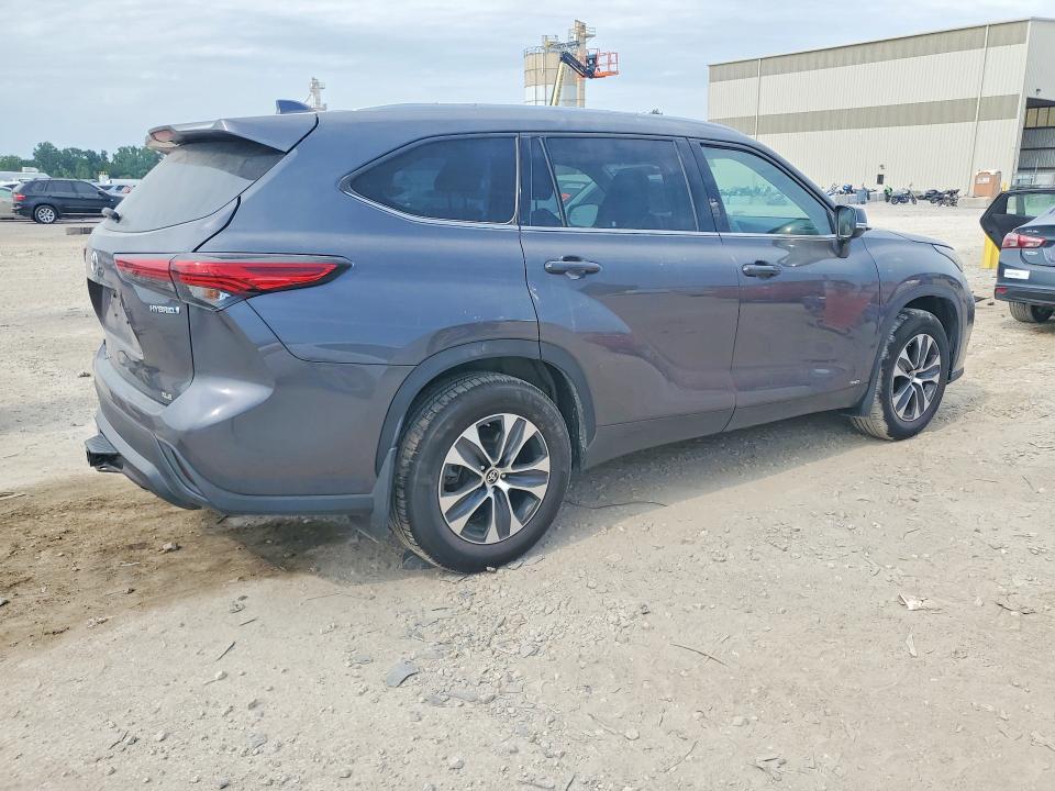 62244846 :رقم المزاد ، 5TDGBRCH5NS541886 vin ، 2022 Toyota Highlander Hybrid مزاد بيع