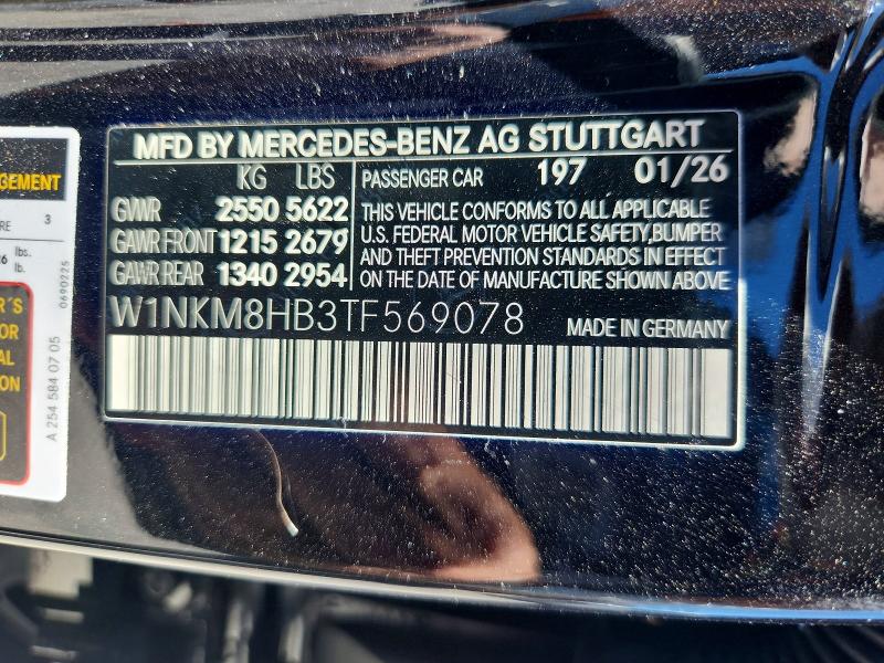 Aukcja sprzedaży 2026 Mercedes-benz Glc, vin: W1NKM8HB3TF569078, numer aukcji: 60194656